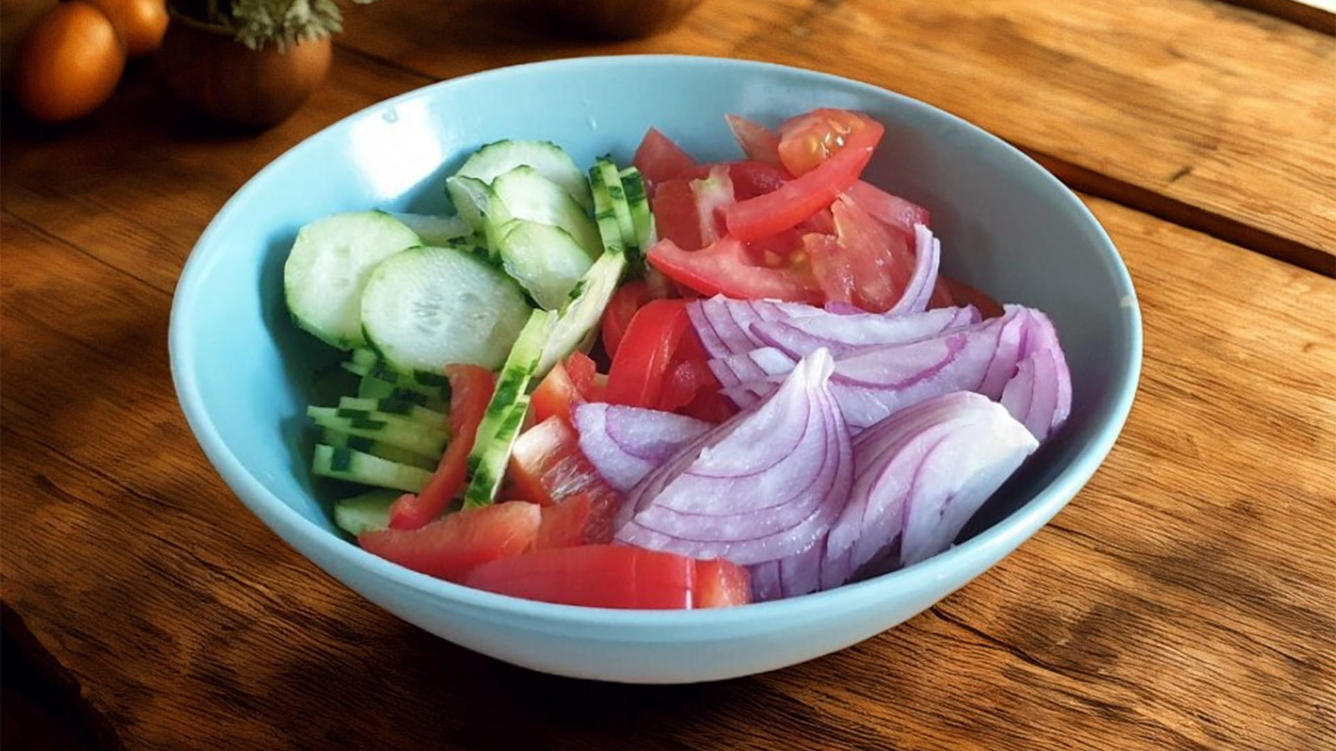 Preparate de post: salate și bruschetta la 3 Est Alba Iulia